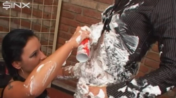 Wet And Messy Shaving Foam Fun Screencap 27 on sinx.preview.netperv.com