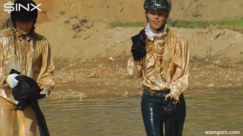 Muddy Catfight Leaves Stable Girls Wet And Messy Screencap 80 on sinx.preview.netperv.com