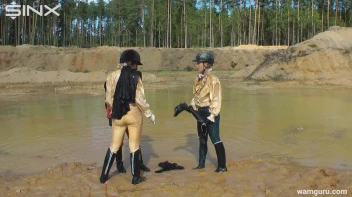 Muddy Catfight Leaves Stable Girls Wet And Messy Screencap 82 on sinx.preview.netperv.com