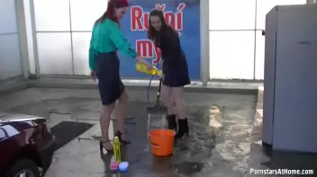 Satin Freaks Messy Carwash Screencap 9 on sinx.preview.netperv.com