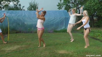 Outdoor Water Fight and Frolicks For Gorgeous Girls Screencap 10 on sinx.preview.netperv.com
