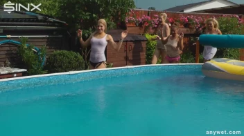 Outdoor Water Fight and Frolicks For Gorgeous Girls Screencap 17 on sinx.preview.netperv.com