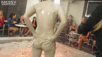 Muddy Wrestling: Sexy Nurse vs. Beauty In Black Screencap 88 on sinx.preview.netperv.com