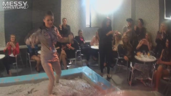 Muddy Wrestling: Sexy Nurse vs. Beauty In Black Screencap 15 on sinx.preview.netperv.com