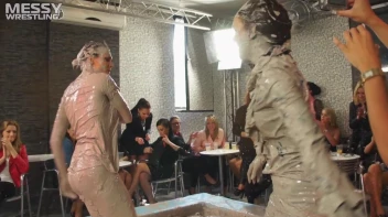 Muddy Wrestling: Sexy Nurse vs. Beauty In Black Screencap 21 on sinx.preview.netperv.com