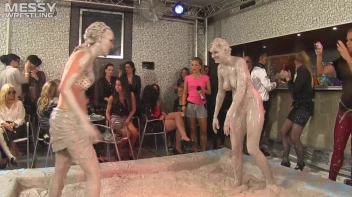 Muddy Wrestling: Sexy Nurse vs. Beauty In Black Screencap 43 on sinx.preview.netperv.com