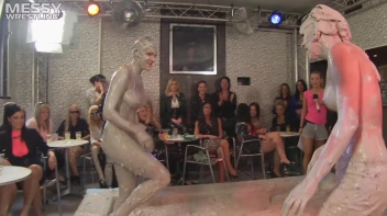 Muddy Wrestling: Sexy Nurse vs. Beauty In Black Screencap 49 on sinx.preview.netperv.com