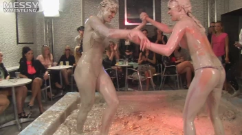 Muddy Wrestling: Sexy Nurse vs. Beauty In Black Screencap 58 on sinx.preview.netperv.com