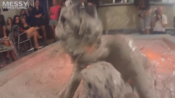 Muddy Wrestling: Sexy Nurse vs. Beauty In Black Screencap 71 on sinx.preview.netperv.com