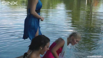 Beauty queens catfight in a lake - Cam 2 Screencap 86 on sinx.preview.netperv.com