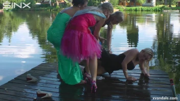 Beauty queens catfight in a lake - Cam 2 Screencap 87 on sinx.preview.netperv.com