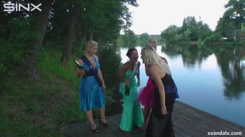 Beauty queens catfight in a lake - Cam 2 Screencap 29 on sinx.preview.netperv.com