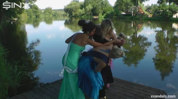 Beauty queens catfight in a lake - Cam 2 Screencap 34 on sinx.preview.netperv.com