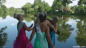 Beauty queens catfight in a lake - Cam 2 Screencap 41 on sinx.preview.netperv.com