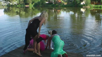 Beauty queens catfight in a lake - Cam 2 Screencap 43 on sinx.preview.netperv.com