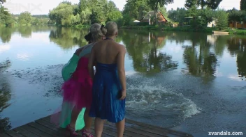 Beauty queens catfight in a lake - Cam 2 Screencap 48 on sinx.preview.netperv.com