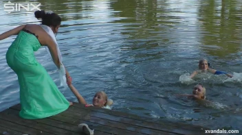 Beauty queens catfight in a lake - Cam 2 Screencap 55 on sinx.preview.netperv.com