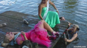 Beauty queens catfight in a lake - Cam 2 Screencap 60 on sinx.preview.netperv.com