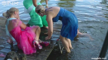 Beauty queens catfight in a lake - Cam 2 Screencap 61 on sinx.preview.netperv.com