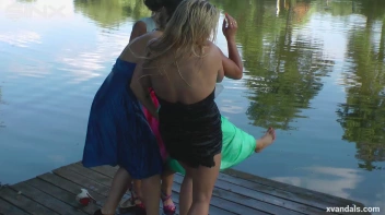 Beauty queens catfight in a lake - Cam 2 Screencap 66 on sinx.preview.netperv.com