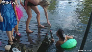 Beauty queens catfight in a lake - Cam 2 Screencap 67 on sinx.preview.netperv.com