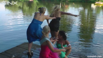 Beauty queens catfight in a lake - Cam 2 Screencap 68 on sinx.preview.netperv.com