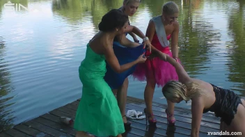 Beauty queens catfight in a lake - Cam 2 Screencap 74 on sinx.preview.netperv.com