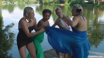 Beauty queens catfight in a lake - Cam 2 Screencap 78 on sinx.preview.netperv.com