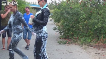 Bitchy Europeans Get Drenched In Milk Outside Screencap 14 on sinx.preview.netperv.com