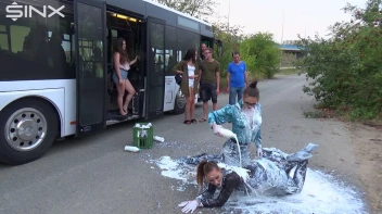 Bitchy Europeans Get Drenched In Milk Outside Screencap 29 on sinx.preview.netperv.com