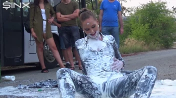 Bitchy Europeans Get Drenched In Milk Outside Screencap 43 on sinx.preview.netperv.com