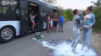 Bitchy Europeans Get Drenched In Milk Outside Screencap 48 on sinx.preview.netperv.com