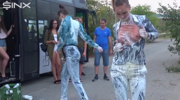 Bitchy Europeans Get Drenched In Milk Outside Screencap 49 on sinx.preview.netperv.com