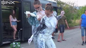 Bitchy Europeans Get Drenched In Milk Outside Screencap 51 on sinx.preview.netperv.com