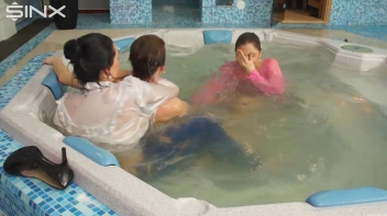Clothed Catfight Turns Wet In The Jacuzzi Screencap 22 on sinx.preview.netperv.com