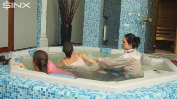 Clothed Catfight Turns Wet In The Jacuzzi Screencap 45 on sinx.preview.netperv.com