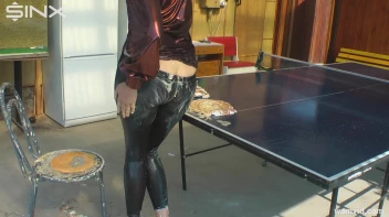 Cute blonde gets messy with pies Screencap 18 on sinx.preview.netperv.com