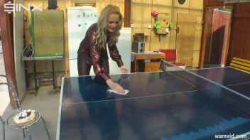 Cute blonde gets messy with pies Screencap 2 on sinx.preview.netperv.com