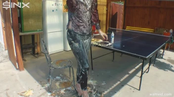 Cute blonde gets messy with pies Screencap 42 on sinx.preview.netperv.com