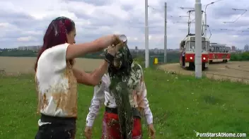 Ridiculously Messy Lunch At The Tram Stop Screencap 72 on sinx.preview.netperv.com