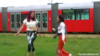 Ridiculously Messy Lunch At The Tram Stop Screencap 25 on sinx.preview.netperv.com