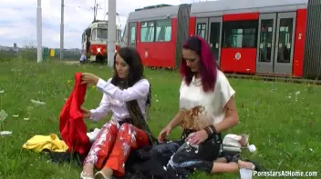 Ridiculously Messy Lunch At The Tram Stop Screencap 33 on sinx.preview.netperv.com