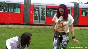 Ridiculously Messy Lunch At The Tram Stop Screencap 43 on sinx.preview.netperv.com