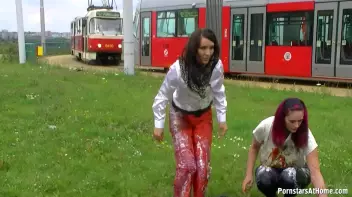 Ridiculously Messy Lunch At The Tram Stop Screencap 45 on sinx.preview.netperv.com