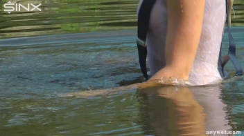 Seductive Blonde Smokes And Gets Drenched In Lake Screencap 59 on sinx.preview.netperv.com