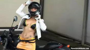Motorcycle Chick Doesn't Just Wash Her Bike Screencap 89 on sinx.preview.netperv.com
