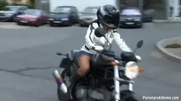 Motorcycle Chick Doesn't Just Wash Her Bike Screencap 2 on sinx.preview.netperv.com