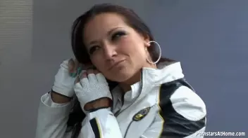 Motorcycle Chick Doesn't Just Wash Her Bike Screencap 4 on sinx.preview.netperv.com