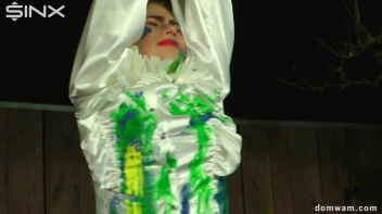 Sexy Secretary Is Tied Up and Painted by Domme Girls Screencap 22 on sinx.preview.netperv.com