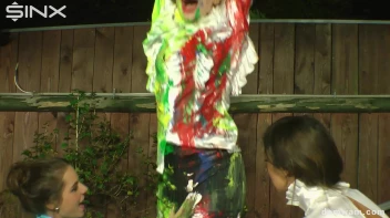 Sexy Secretary Is Tied Up and Painted by Domme Girls Screencap 41 on sinx.preview.netperv.com